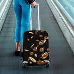 Falling Bitcoin Print Luggage Cover