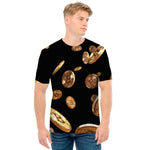 Falling Bitcoin Print Men's T-Shirt