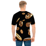 Falling Bitcoin Print Men's T-Shirt
