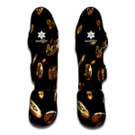 Falling Bitcoin Print Muay Thai Shin Guard