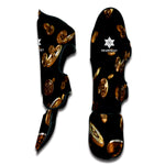Falling Bitcoin Print Muay Thai Shin Guard