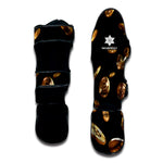 Falling Bitcoin Print Muay Thai Shin Guard
