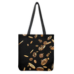 Falling Bitcoin Print Tote Bag