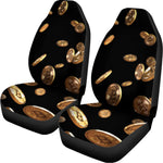 Falling Bitcoin Print Universal Fit Car Seat Covers