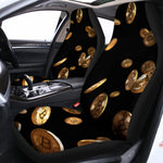 Falling Bitcoin Print Universal Fit Car Seat Covers