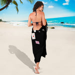 Falling Casino Card Print Beach Sarong Wrap