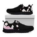 Falling Casino Card Print Black Running Shoes