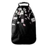 Falling Casino Card Print Car Seat Organizers