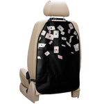 Falling Casino Card Print Car Seat Organizers