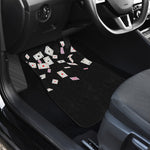 Falling Casino Card Print Front Car Floor Mats