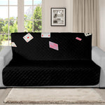 Falling Casino Card Print Futon Protector