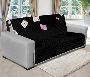 Falling Casino Card Print Futon Protector