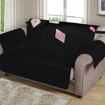 Falling Casino Card Print Loveseat Protector