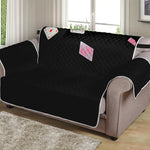 Falling Casino Card Print Loveseat Protector