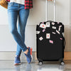 Falling Casino Card Print Luggage Cover