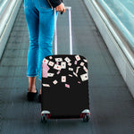 Falling Casino Card Print Luggage Cover