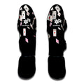 Falling Casino Card Print Muay Thai Shin Guards