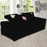 Falling Casino Card Print Sofa Slipcover