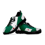 Falling Poker Cards Print Black Sneakers