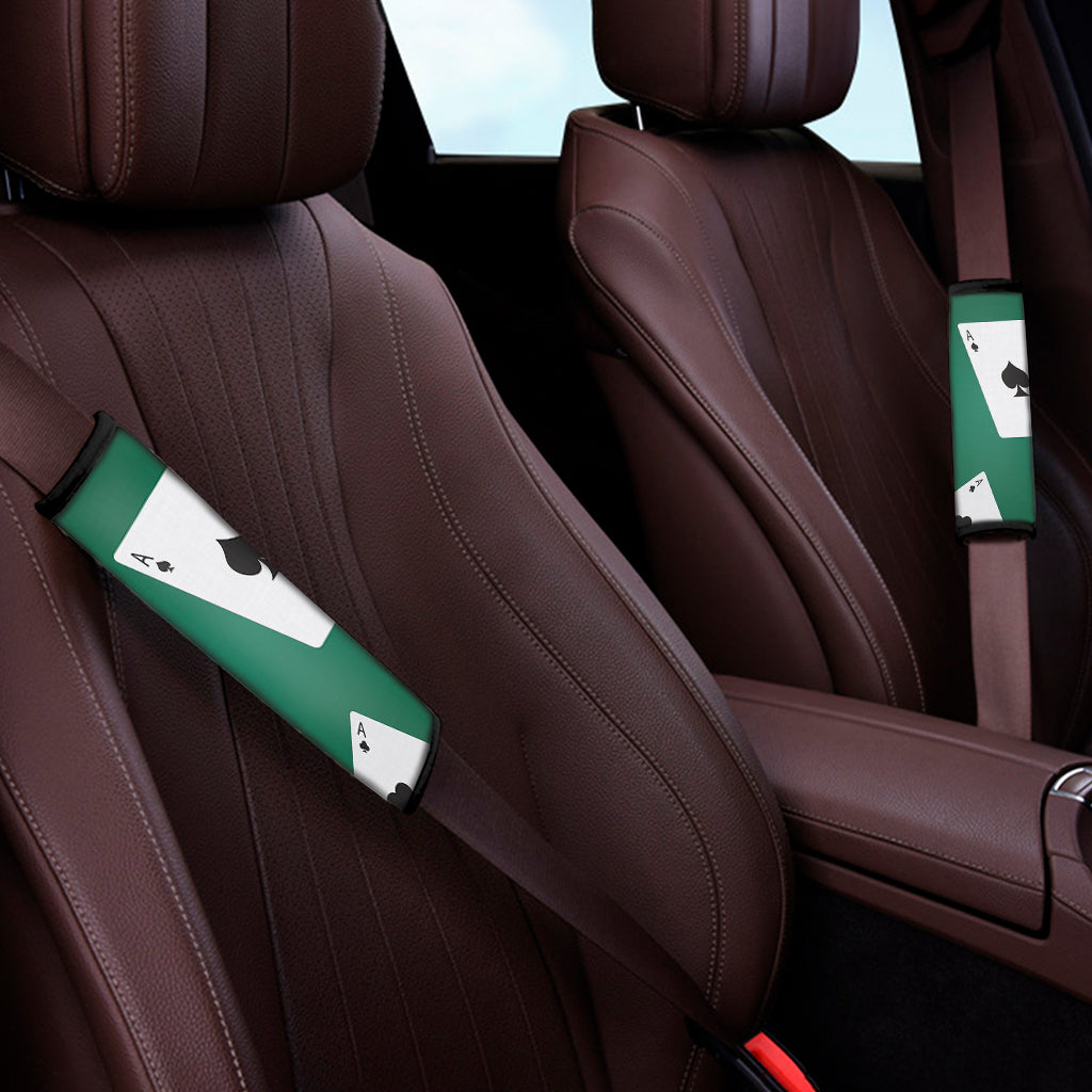 Falling Poker Cards Print Car Seat Belt Covers
