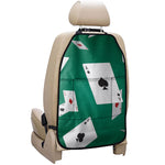 Falling Poker Cards Print Car Seat Organizers