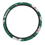 Falling Poker Cards Print Car Steering Wheel Cover