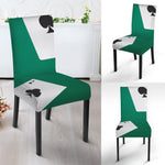 Falling Poker Cards Print Dining Chair Slipcover