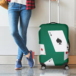 Falling Poker Cards Print Luggage Cover