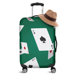 Falling Poker Cards Print Luggage Cover