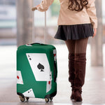 Falling Poker Cards Print Luggage Cover