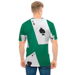 Falling Poker Cards Print Men's T-Shirt