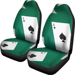 Falling Poker Cards Print Universal Fit Car Seat Covers