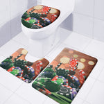 Falling Poker Chips Print 3 Piece Bath Mat Set