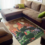 Falling Poker Chips Print Area Rug