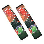 Falling Poker Chips Print Car Seat Belt Covers