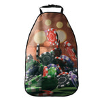 Falling Poker Chips Print Car Seat Organizers