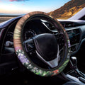 Falling Poker Chips Print Car Steering Wheel Cover