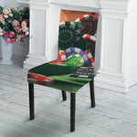 Falling Poker Chips Print Dining Chair Slipcover
