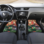 Falling Poker Chips Print Front and Back Car Floor Mats