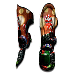 Falling Poker Chips Print Muay Thai Shin Guard