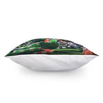 Falling Poker Chips Print Pillow Cover