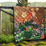 Falling Poker Chips Print Quilt
