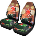 Falling Poker Chips Print Universal Fit Car Seat Covers