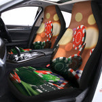 Falling Poker Chips Print Universal Fit Car Seat Covers