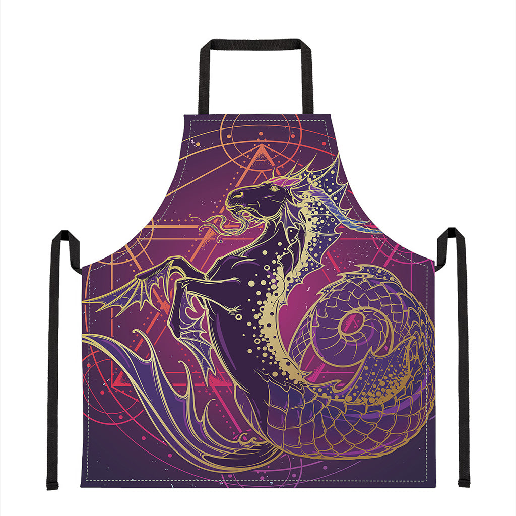 Fantastic Capricorn Sign Print Apron