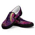 Fantastic Capricorn Sign Print Black Slip On Sneakers