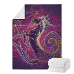 Fantastic Capricorn Sign Print Blanket