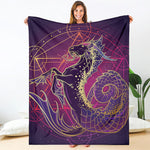Fantastic Capricorn Sign Print Blanket