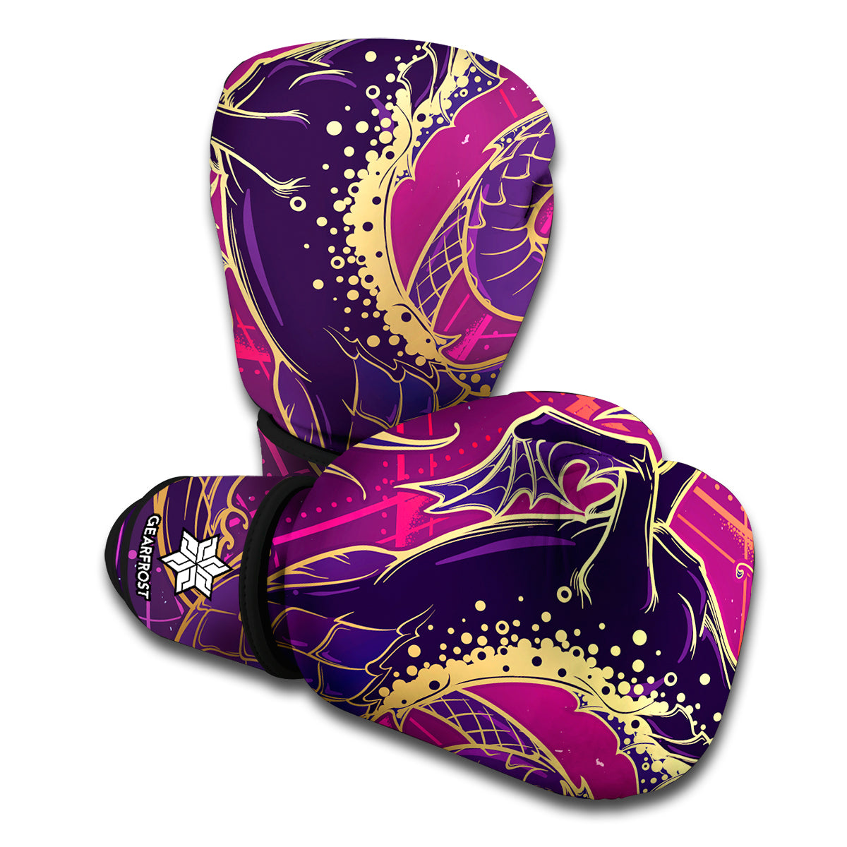 Fantastic Capricorn Sign Print Boxing Gloves