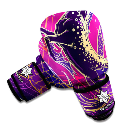Fantastic Capricorn Sign Print Boxing Gloves